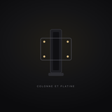 Colonne et platine VESA, visuel provisoire