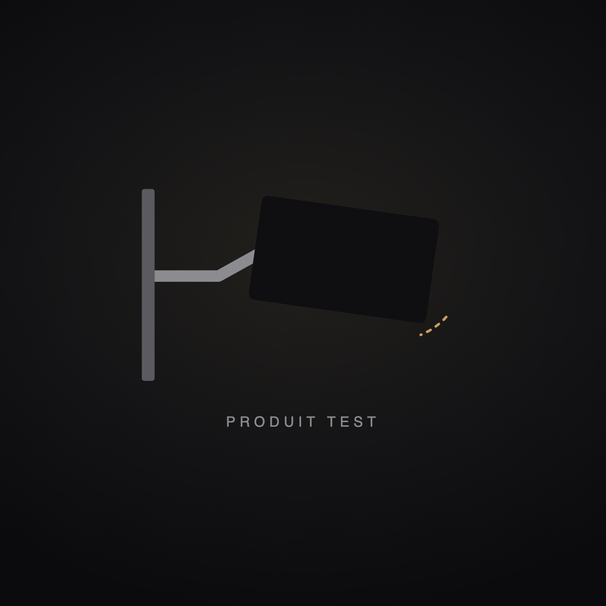 Produit test support mural